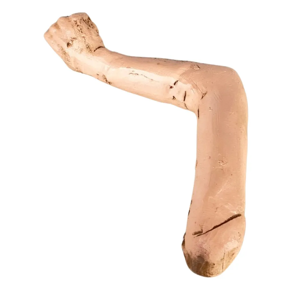 Braccio destro piegato pugno chiuso donna per 30 cm