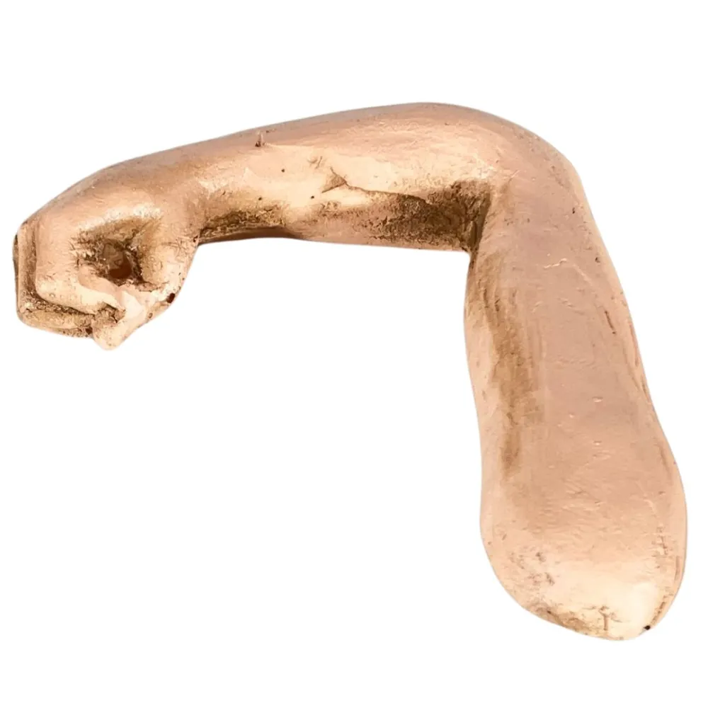 Braccio destro piegato pugno chiuso uomo per 30 cm