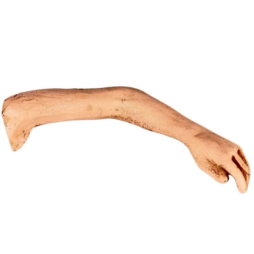 Bent Left Arm with Semi-Open Hand – Man, for 30 cm Nativity Figures