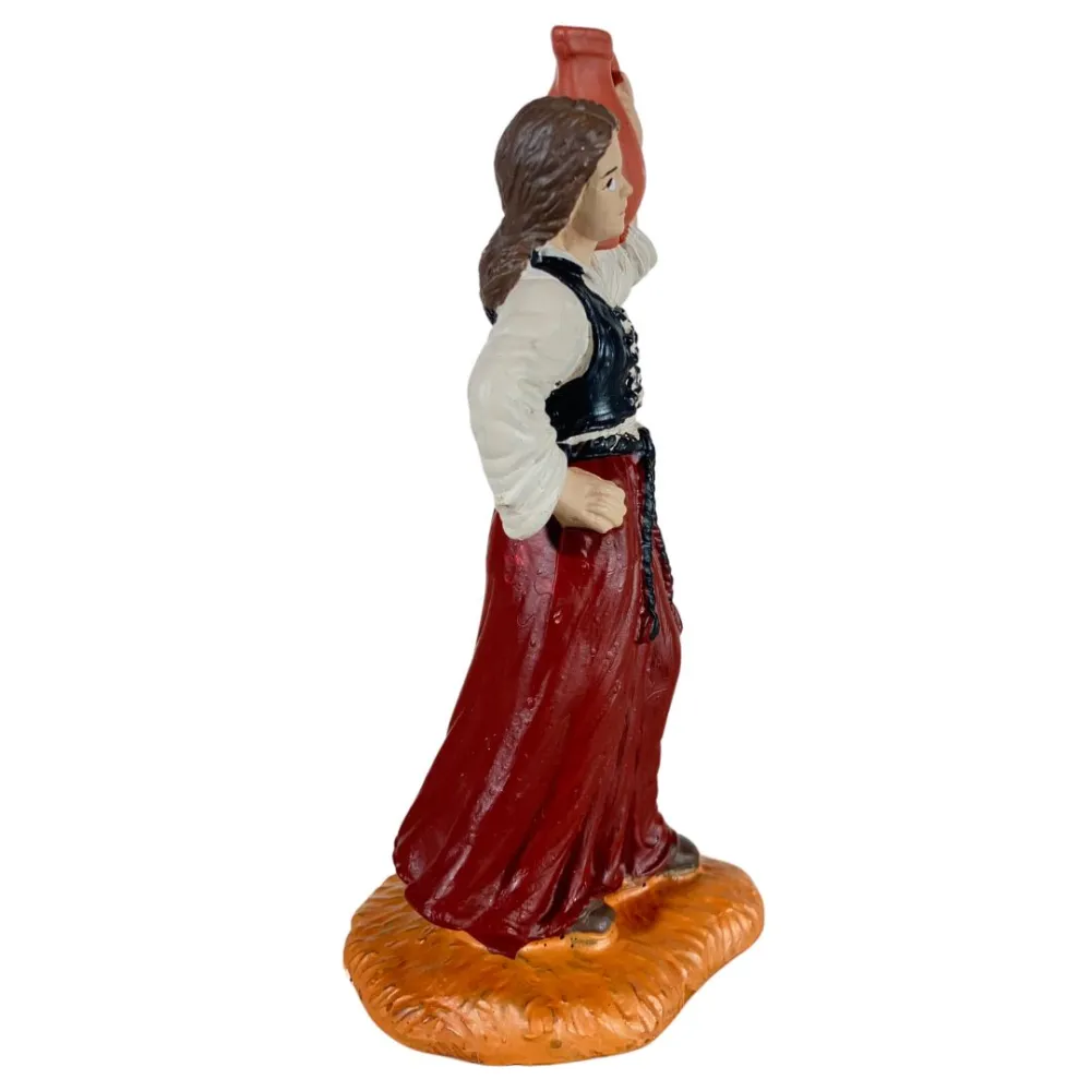 Woman Carrying an Amphora on Her Shoulder, 10 cm