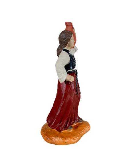 Woman Carrying an Amphora on Her Shoulder, 10 cm