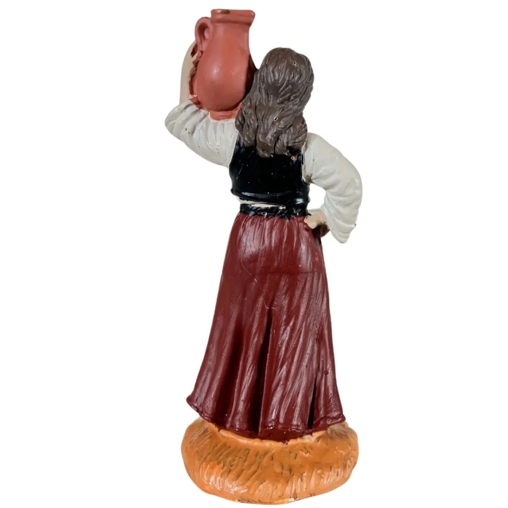 Woman Carrying an Amphora on Her Shoulder, 10 cm