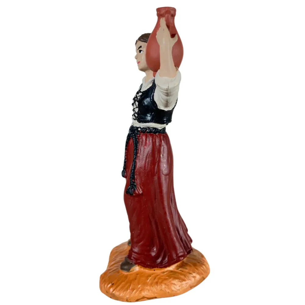 Woman Carrying an Amphora on Her Shoulder, 10 cm