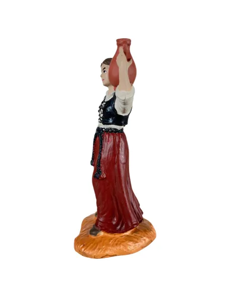 Woman Carrying an Amphora on Her Shoulder, 10 cm