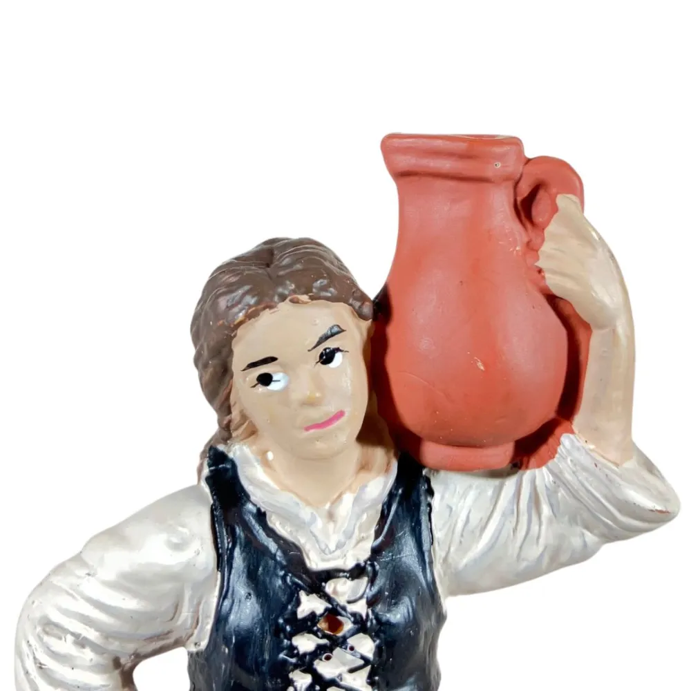 Woman Carrying an Amphora on Her Shoulder, 10 cm