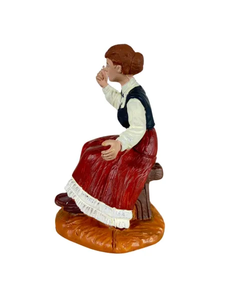 Oliver Woman Sewing, 10 cm