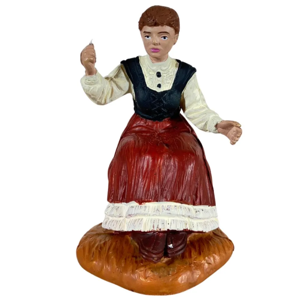 Oliver Woman Sewing, 10 cm