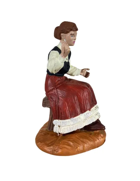 Oliver Woman Sewing, 10 cm