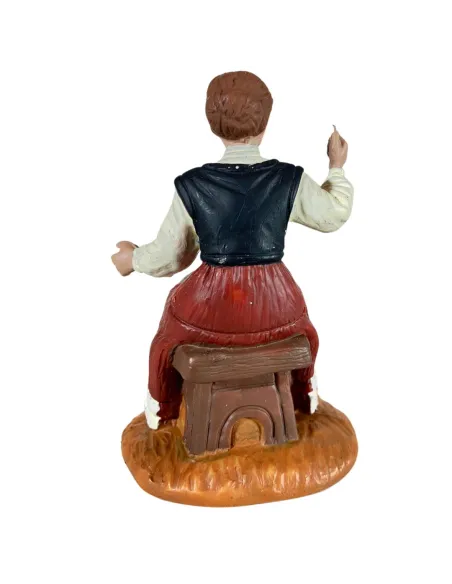 Oliver Woman Sewing, 10 cm