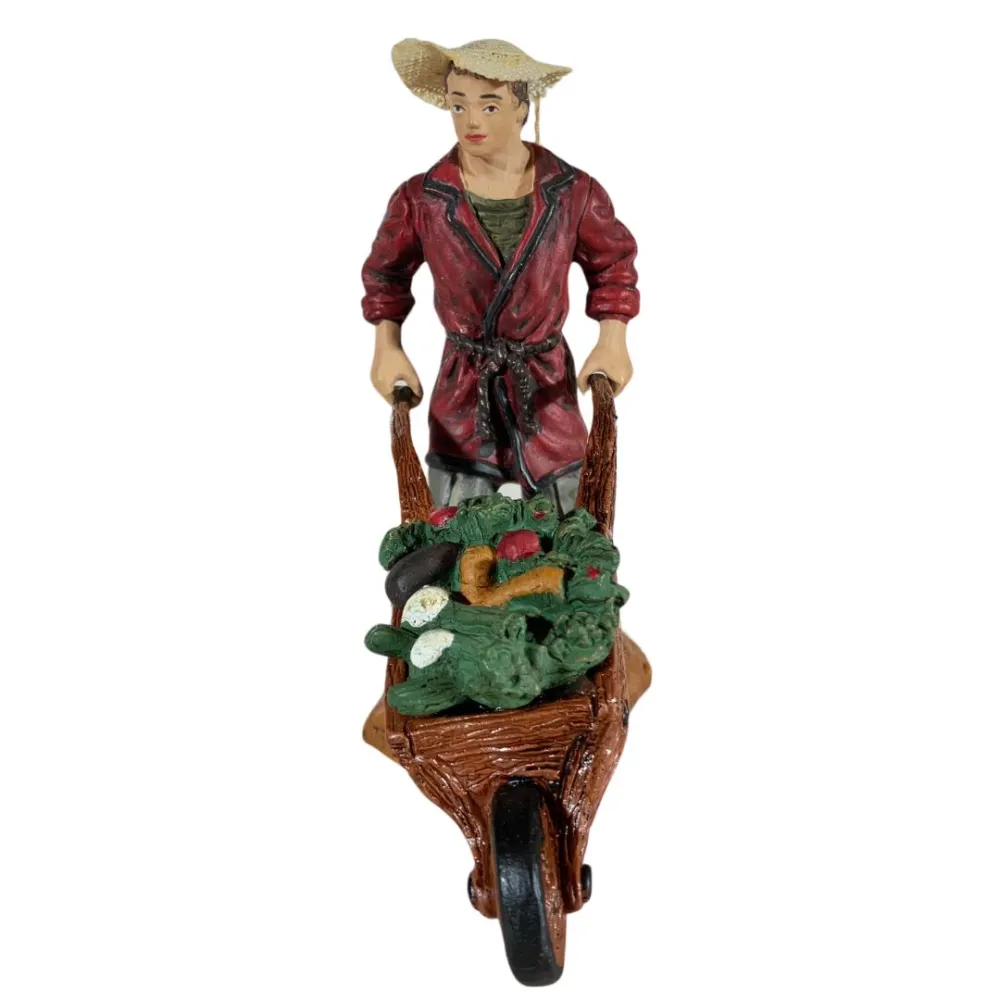 Oliver Farmer with Wheelbarrow, 10 cm