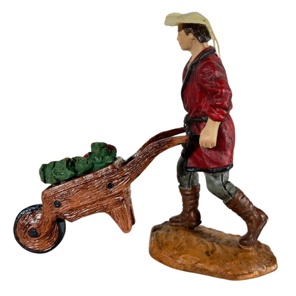 Oliver Farmer with Wheelbarrow, 10 cm