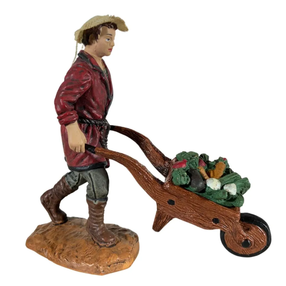 Oliver Farmer with Wheelbarrow, 10 cm