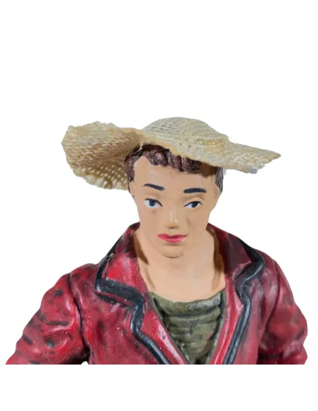 Contadino con carriola Oliver 10 cm