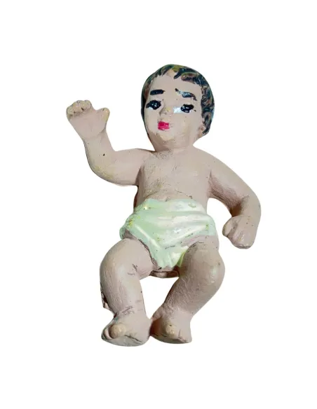 Gesù Oliver 8-10 cm con culla