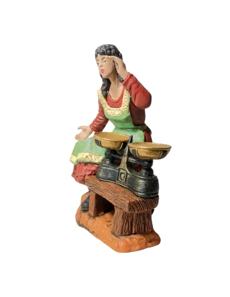 Oliver Market Woman with Scales, 15 cm