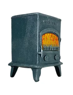 Wood-Burning Stove for 10–12 cm Nativity Figures 2