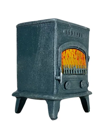 Wood-Burning Stove for 10–12 cm Nativity Figures