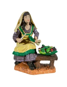 Oliver Woman with Vegetables, 15 cm