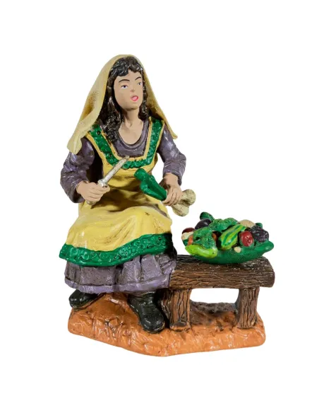 Oliver Woman with Vegetables, 15 cm
