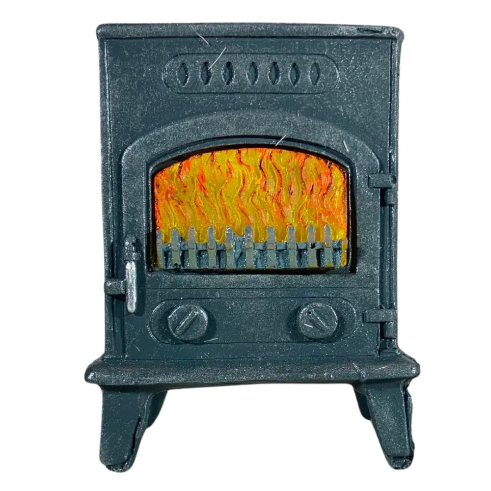 Wood-Burning Stove for 10–12 cm Nativity Figures