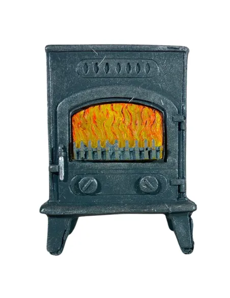 Wood-Burning Stove for 10–12 cm Nativity Figures