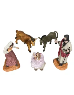 Set 5 pezzi Natività Oliver 12 cm 2