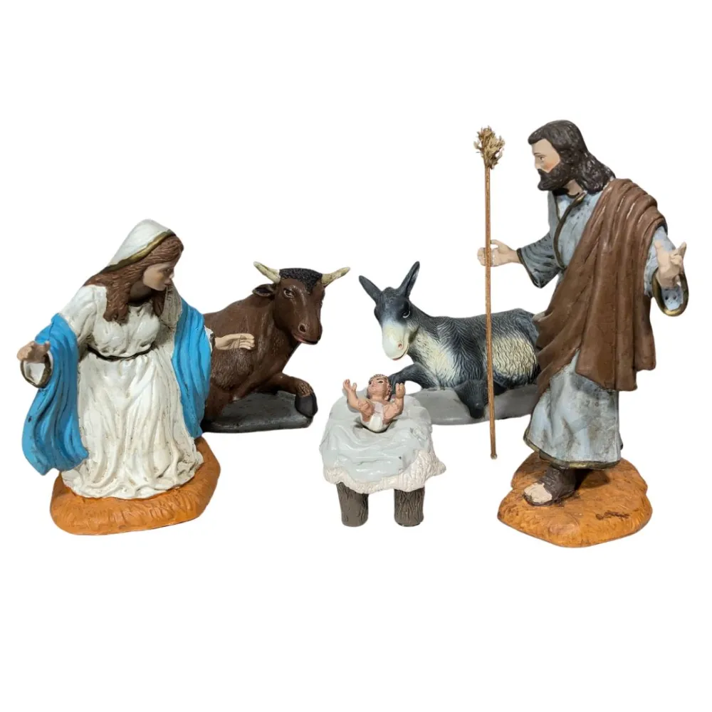 Oliver Five-Piece Nativity Set, 15 cm