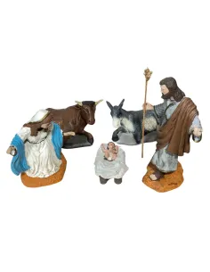 Set 5 pezzi Natività Oliver 15 cm 2