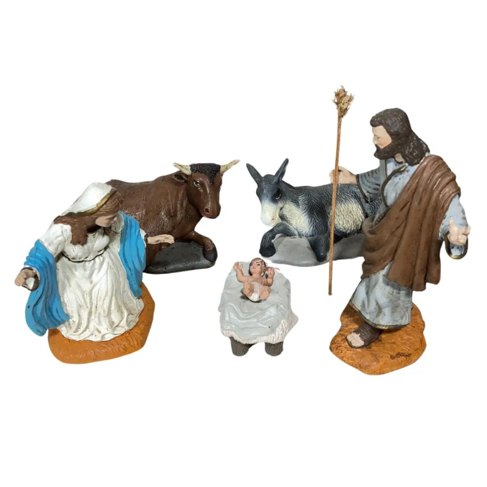 Oliver Five-Piece Nativity Set, 15 cm