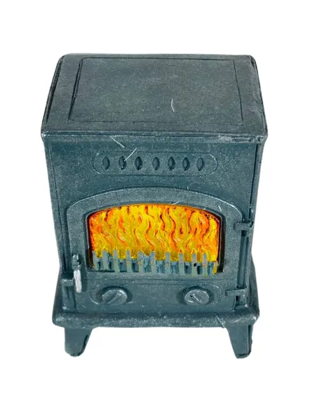Wood-Burning Stove for 10–12 cm Nativity Figures