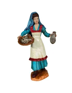 Donna Oliver 15 cm con pesce