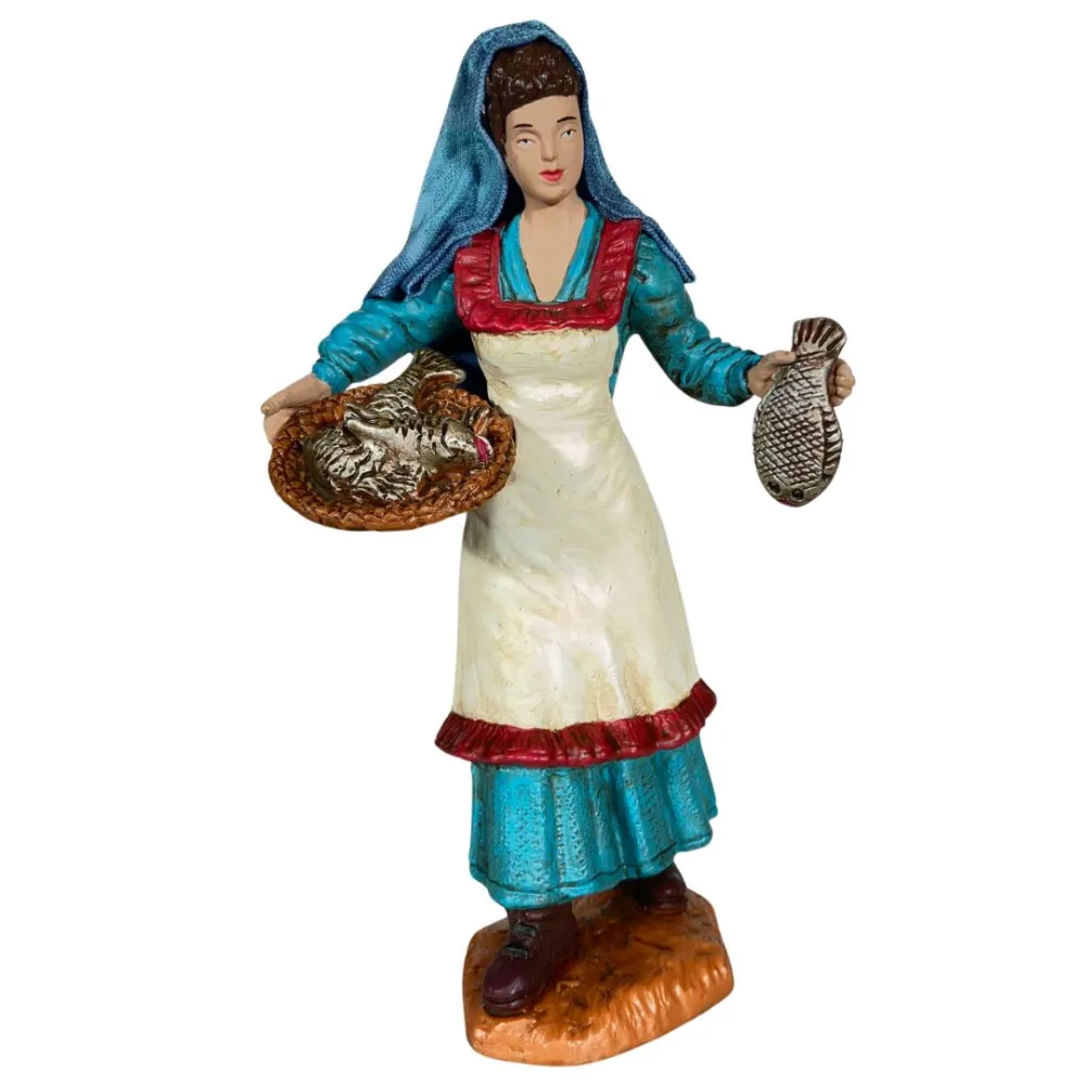Donna Oliver 15 cm con pesce