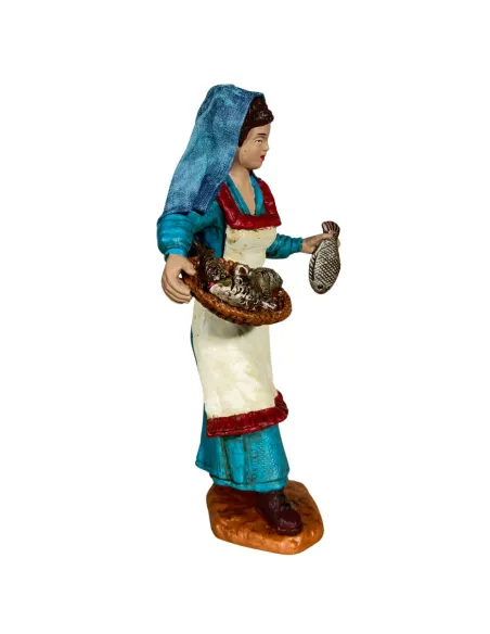 Donna Oliver 15 cm con pesce