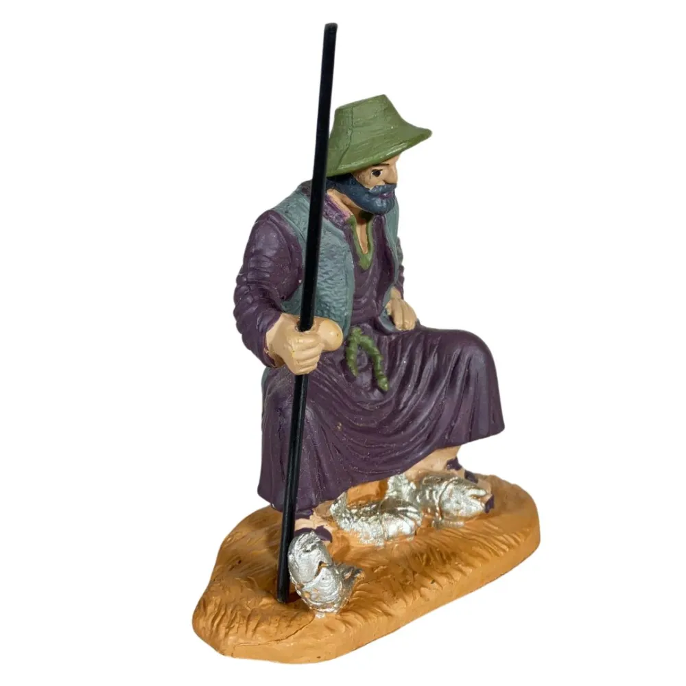 Oliver Seated Fisherman, 10 cm