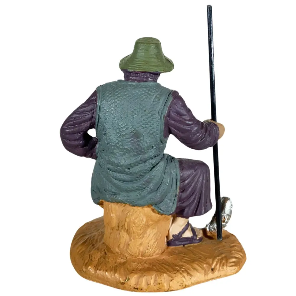 Oliver Seated Fisherman, 10 cm