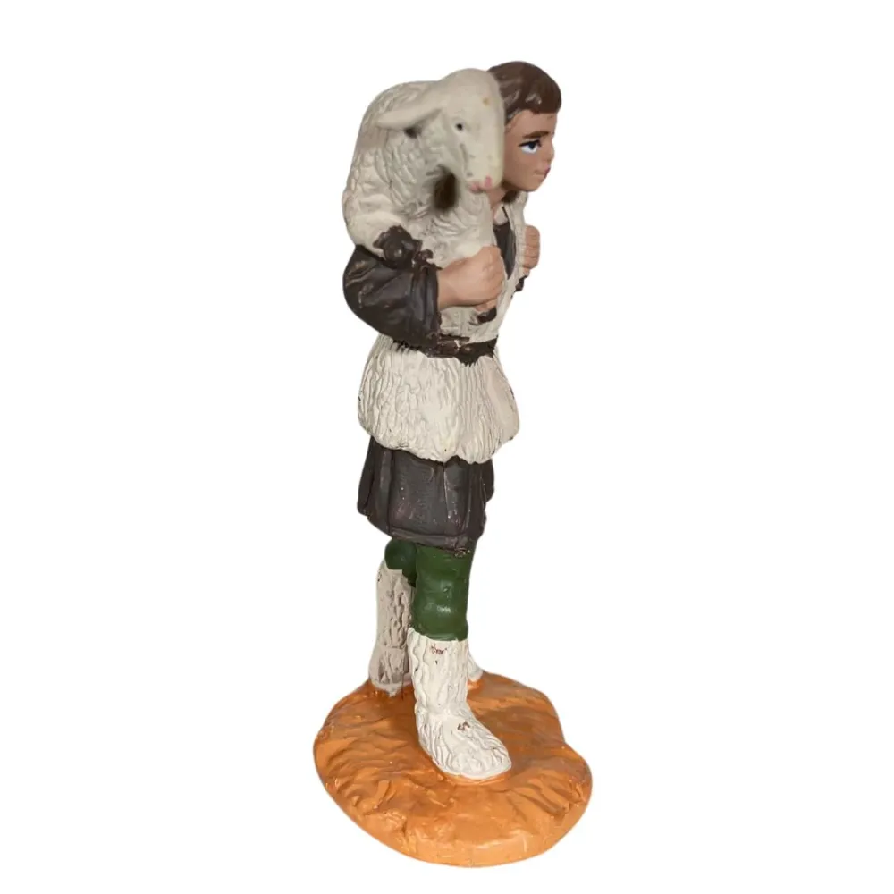 Shepherd with Lamb on Shoulders – Oliver, 8 cm