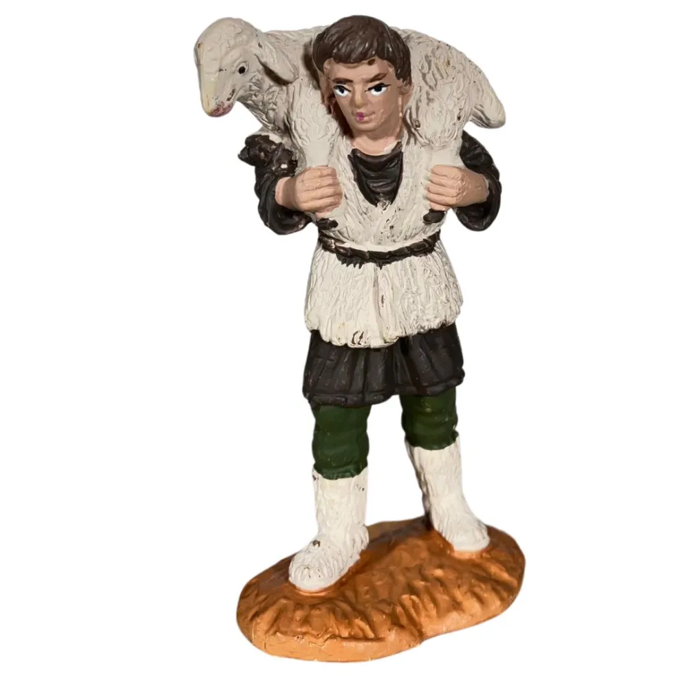 Shepherd with Lamb on Shoulders – Oliver, 8 cm