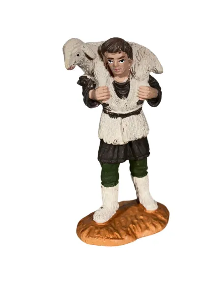 Pastore Oliver 8 cm con agnello in spalle