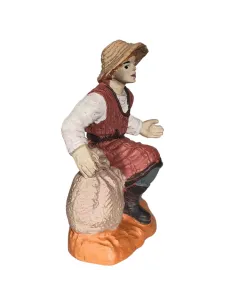 Kneeling Farmer with Sack – Oliver, 8 cm 2