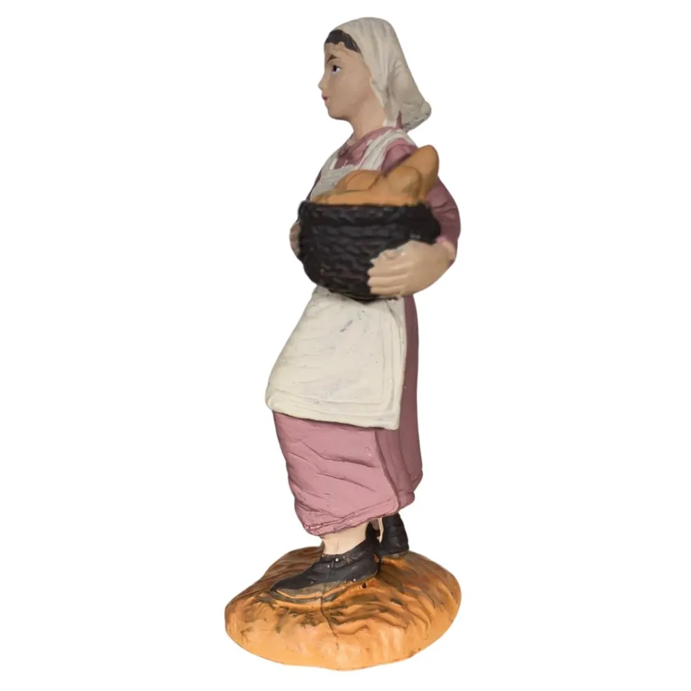 Donna Oliver 8 cm con cesto pane