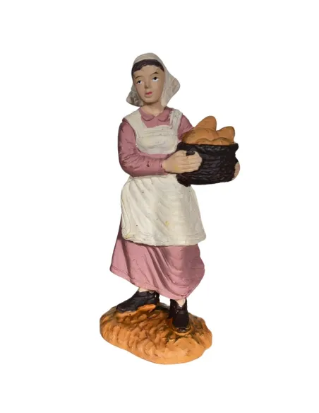 Woman with Bread Basket – Oliver, 8 cm
