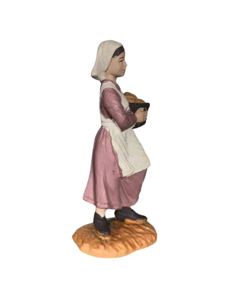 Donna Oliver 8 cm con cesto pane