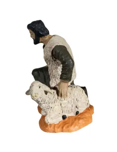 Pastore adorante Oliver 8 cm con agnello 2