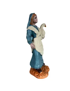 Donna Oliver 8 cm con oca sottobraccio 2