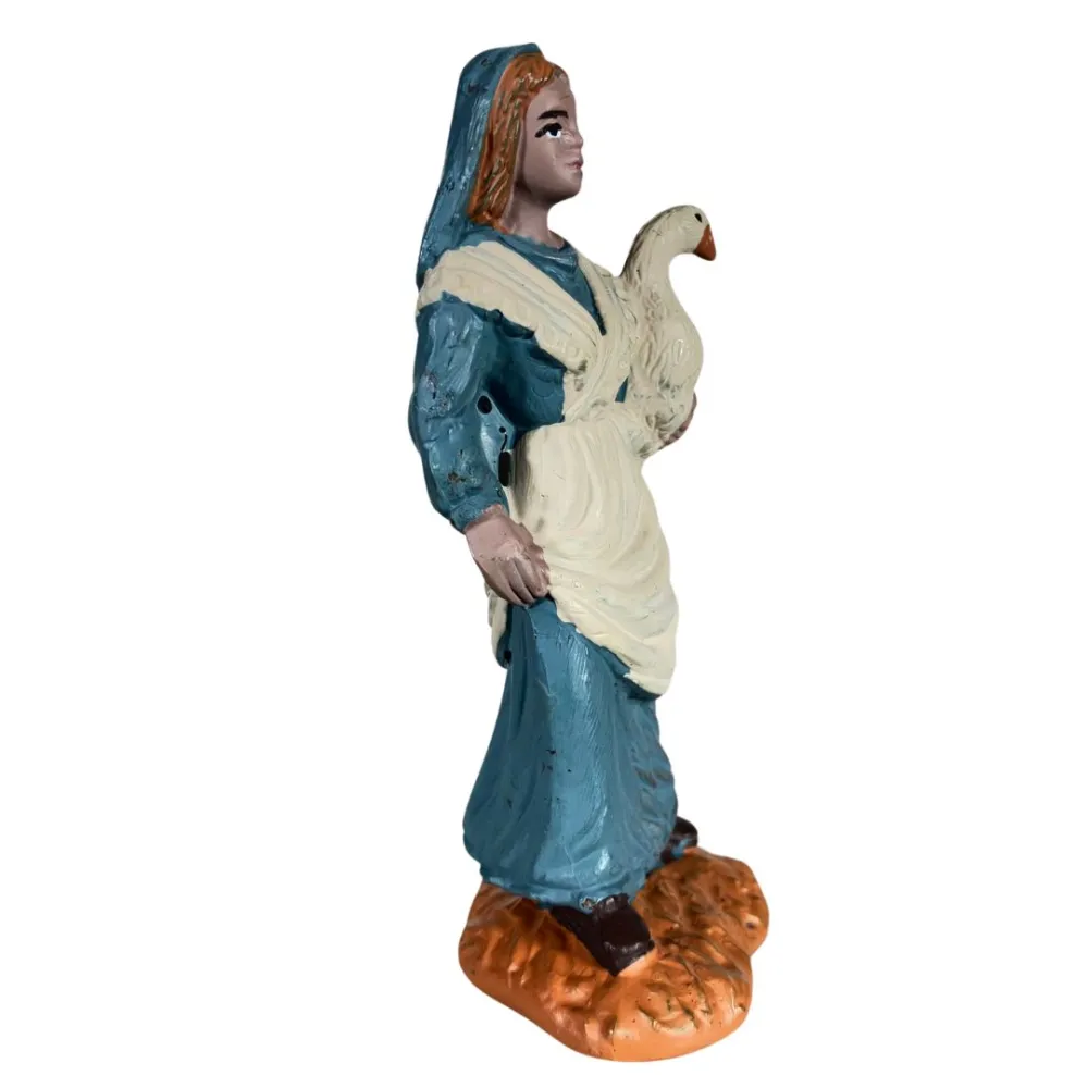 Woman with Goose under Arm – Oliver, 8 cm