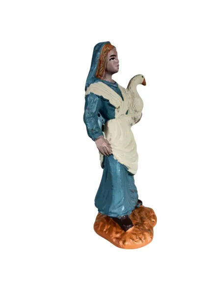 Donna Oliver 8 cm con oca sottobraccio