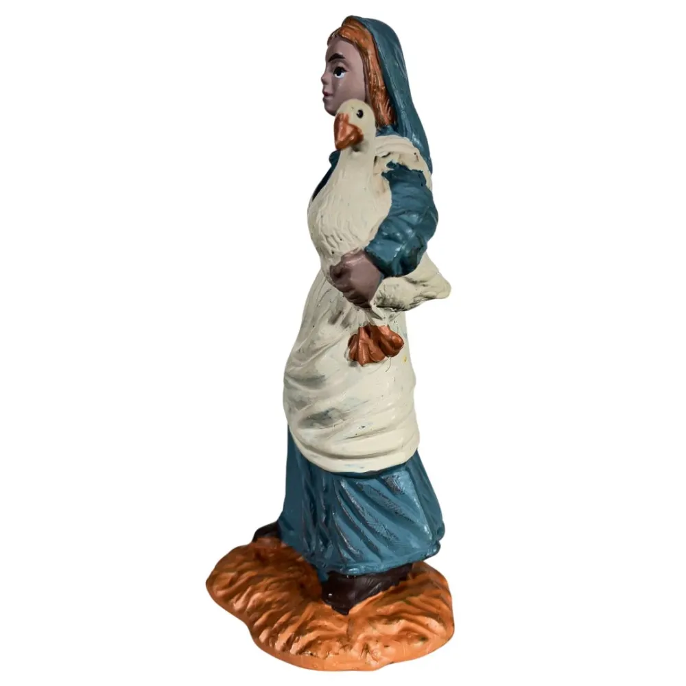 Woman with Goose under Arm – Oliver, 8 cm