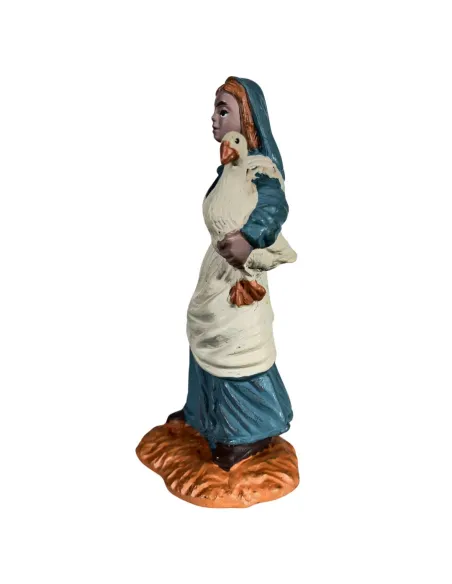 Woman with Goose under Arm – Oliver, 8 cm