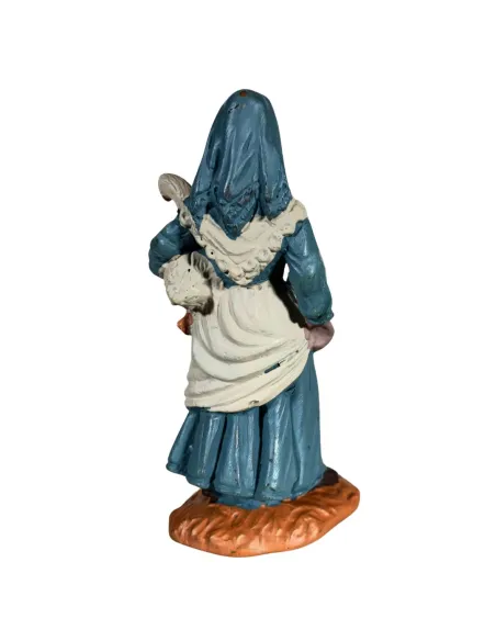 Donna Oliver 8 cm con oca sottobraccio