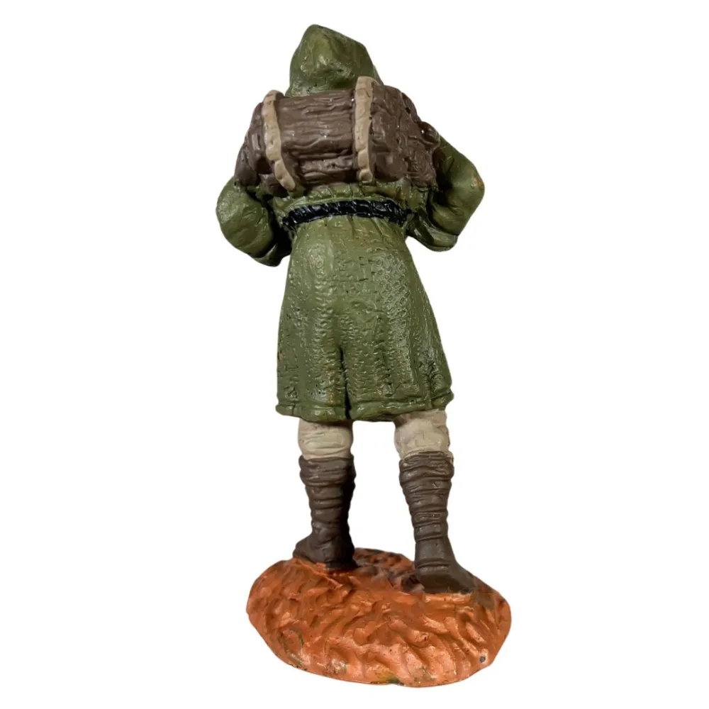 Boscaiolo Oliver 8 cm con legna in spalla